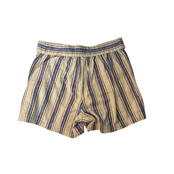 J.Crew Womens Striped Linen-Cotton Shorts With Belt Size 2 - Picture 2 of 6